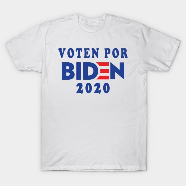 Voten por Biden 2020 T-Shirt by qrotero